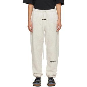 Essentials Fear of God Off-White Drawstring Lounge Pants XL